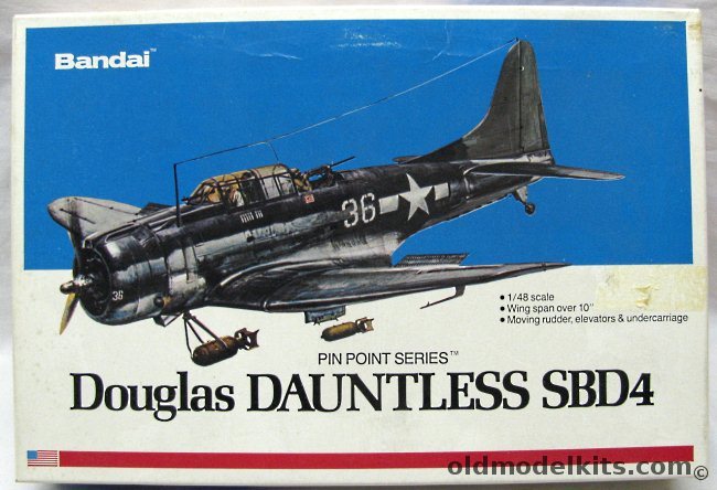 Bandai 1/48 Douglas SBD-4 Dauntless - US Navy, 8502 plastic model kit